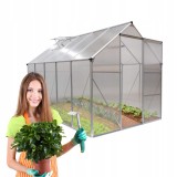 Szklarnia ogrodowa z poliwęglanu - Viola III - 310x190x195 GRINDI IN THE GARDEN - 3