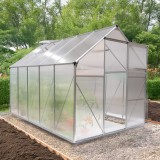 Szklarnia ogrodowa z poliwęglanu - Viola III - 310x190x195 GRINDI IN THE GARDEN - 6