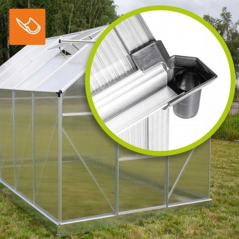 Szklarnia ogrodowa z poliwęglanu - Viola III - 310x190x195 GRINDI IN THE GARDEN - 9