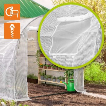 Tunel foliowy szklarnia ogrodowa - Iris II - 2x4,5m GRINDI IN THE GARDEN - 9