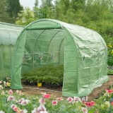 Tunel foliowy szklarnia ogrodowa 3 x 2 m Zielony - Oxalis I GRINDI - 2