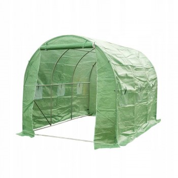 Tunel foliowy szklarnia ogrodowa 3 x 2 m Zielony - Oxalis I GRINDI - 3