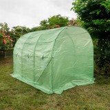 Tunel foliowy szklarnia ogrodowa 3 x 2 m Zielony - Oxalis I GRINDI - 5
