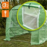 Tunel foliowy szklarnia ogrodowa 3 x 2 m Zielony - Oxalis I GRINDI - 9