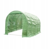 Tunel foliowy szklarnia ogrodowa 4 x 2 m Zielony - Oxalis II GRINDI - 3