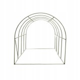 Tunel foliowy szklarnia ogrodowa 4 x 2 m Zielony - Oxalis II GRINDI - 5