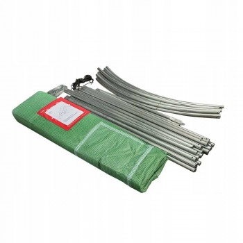 Tunel foliowy szklarnia ogrodowa 4 x 2 m Zielony - Oxalis II GRINDI - 9