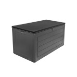 Skrzynia ogrodowa 680L - ciemnoszara z siedziskiem - Padda GRINDI IN THE GARDEN - 4
