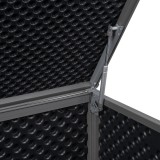 Skrzynia ogrodowa 680L - ciemnoszara z siedziskiem - Padda GRINDI IN THE GARDEN - 6