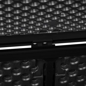 Skrzynia ogrodowa 680L - czarna z siedziskiem - Padda GRINDI IN THE GARDEN - 7