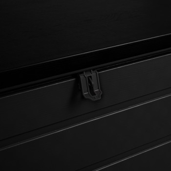 Skrzynia ogrodowa 680L - czarna z siedziskiem - Padda GRINDI IN THE GARDEN - 8