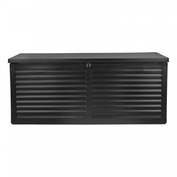 Skrzynia ogrodowa 490L czarna z siedziskiem - Columba GRINDI IN THE GARDEN - 1