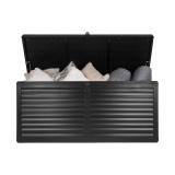 Skrzynia ogrodowa 490L czarna z siedziskiem - Columba GRINDI IN THE GARDEN - 2