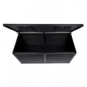 Skrzynia ogrodowa 490L czarna z siedziskiem - Columba GRINDI IN THE GARDEN - 7