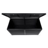 Skrzynia ogrodowa 490L czarna z siedziskiem - Columba GRINDI IN THE GARDEN - 7