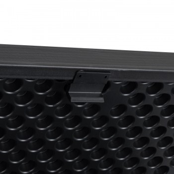 Skrzynia ogrodowa 490L czarna z siedziskiem - Columba GRINDI IN THE GARDEN - 9