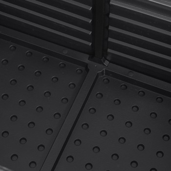 Skrzynia ogrodowa 490L czarna z siedziskiem - Columba GRINDI IN THE GARDEN - 11