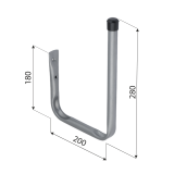 Hak garażowy HWS 200x280 Velano - 3