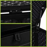 Skrzynia ogrodowa 680L - czarna z siedziskiem - Padda GRINDI IN THE GARDEN - 13