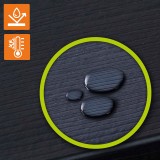 Skrzynia ogrodowa 680L - czarna z siedziskiem - Padda GRINDI IN THE GARDEN - 14