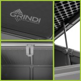 Skrzynia ogrodowa - Morus 190 litrów, ciemnoszara GRINDI IN THE GARDEN - 10