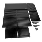 Skrzynia ogrodowa - Larus 390 litrów - czarna GRINDI IN THE GARDEN - 15