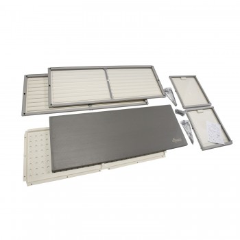 Skrzynia ogrodowa z siedziskiem - Larus 390 litrów GRINDI IN THE GARDEN - 16