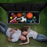 Skrzynia ogrodowa z siedziskiem - Larus 390 litrów GRINDI IN THE GARDEN - 12