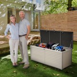 Skrzynia ogrodowa z siedziskiem - Larus 390 litrów GRINDI IN THE GARDEN - 14