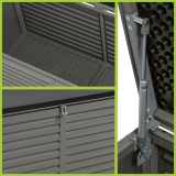 Skrzynia ogrodowa - Columba 490 litrów - ciemnoszara GRINDI IN THE GARDEN - 7