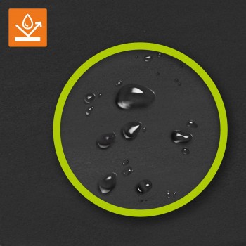 Skrzynia ogrodowa 570L - czarna z siedziskiem - Rissa I GRINDI IN THE GARDEN - 13