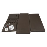 Skrzynia ogrodowa 570L - brązowa z siedziskiem - Rissa I GRINDI IN THE GARDEN - 17