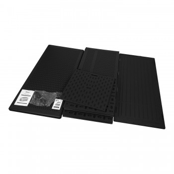 Skrzynia ogrodowa 870L - czarna z siedziskiem - Rissa II GRINDI IN THE GARDEN - 17