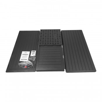 Skrzynia ogrodowa 570L - czarna z siedziskiem - Treeline I GRINDI IN THE GARDEN - 17