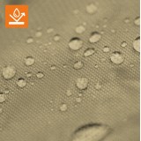 Pergola tarasowa szara z beżowym poszyciem - Irda IV 3x6m GRINDI IN THE GARDEN - 11