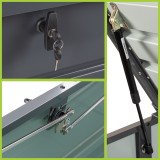 Skrzynia ogrodowa metalowa - Orto 1000 litrów - antracytowa GRINDI IN THE GARDEN - 4