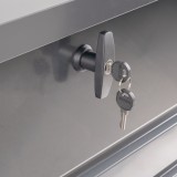 Skrzynia ogrodowa metalowa - Orto 1000 litrów - szara GRINDI IN THE GARDEN - 6