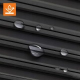 Pergola tarasowa przyścienna aluminiowa, szara - Kea VII 4x3m GRINDI IN THE GARDEN - 10