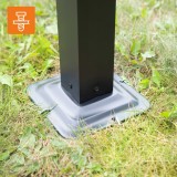 Pergola tarasowa ogrodowa - metalowa - Milos I 3x3m beżowa GRINDI IN THE GARDEN - 12