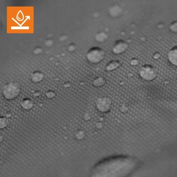 Pergola leżak ogrodowy z zadaszeniem - Werula I - 195x195x195 szara GRINDI - 10