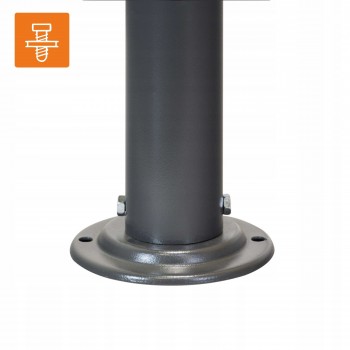 Pawilon ogrodowy altana - stalowa - RINIA 3x3m beżowa GRINDI - 8