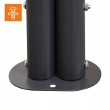 Pawilon ogrodowy altana - stalowa - SIMI 3,8x3,8m beżowa GRINDI - 8