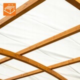 Pergola ogrodowa drewniana z przesuwnym dachem - Moha I - 3,2x3,1m GRINDI - 9