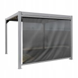 Roleta pionowa do pergoli Kea - szara GRINDI IN THE GARDEN - 6
