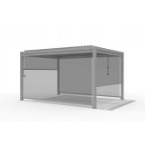 Roleta pionowa do pergoli Kea - szara GRINDI IN THE GARDEN - 1