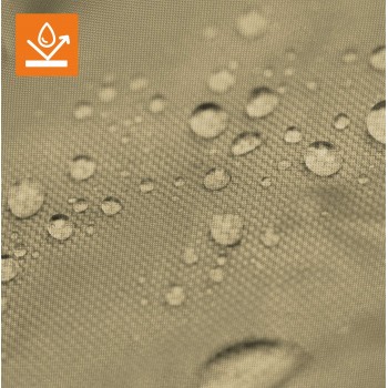 Pergola przyścienna, szara z beżowym poszyciem Siros 3x4m GRINDI IN THE GARDEN - 8