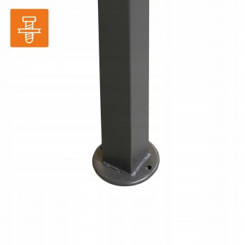 Pergola tarasowa ogrodowa - metalowa - Andros 2,5x3m beżowa GRINDI IN THE GARDEN - 7