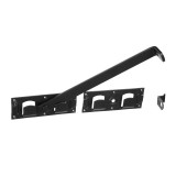 Zasuwka do bram zamknięcie do furtki ogrodowej - czarna - WBR 440 Domax - 1