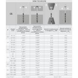 Wkręt ciesielski z łbem stożkowym 3mm - CS - karton 500 szt DMX - 7