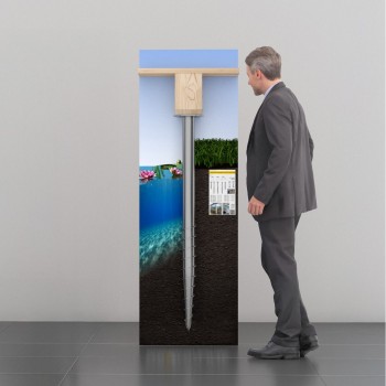 Podstawa słupa - wkręcana do ziemi - PWM GRUNDLINE - 7